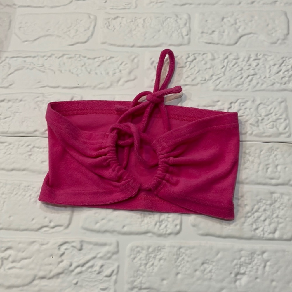Pink Crop Top